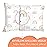 Little Sleepy Head Youth Pillow Case - 100% Made Cotton & Hypoallergenic Pillow Case - Snug Fit Envelope Pillowcase Enclosure - Youth Pillow 16x22 Size - (Rainbows) Design Travel Pillow Cover