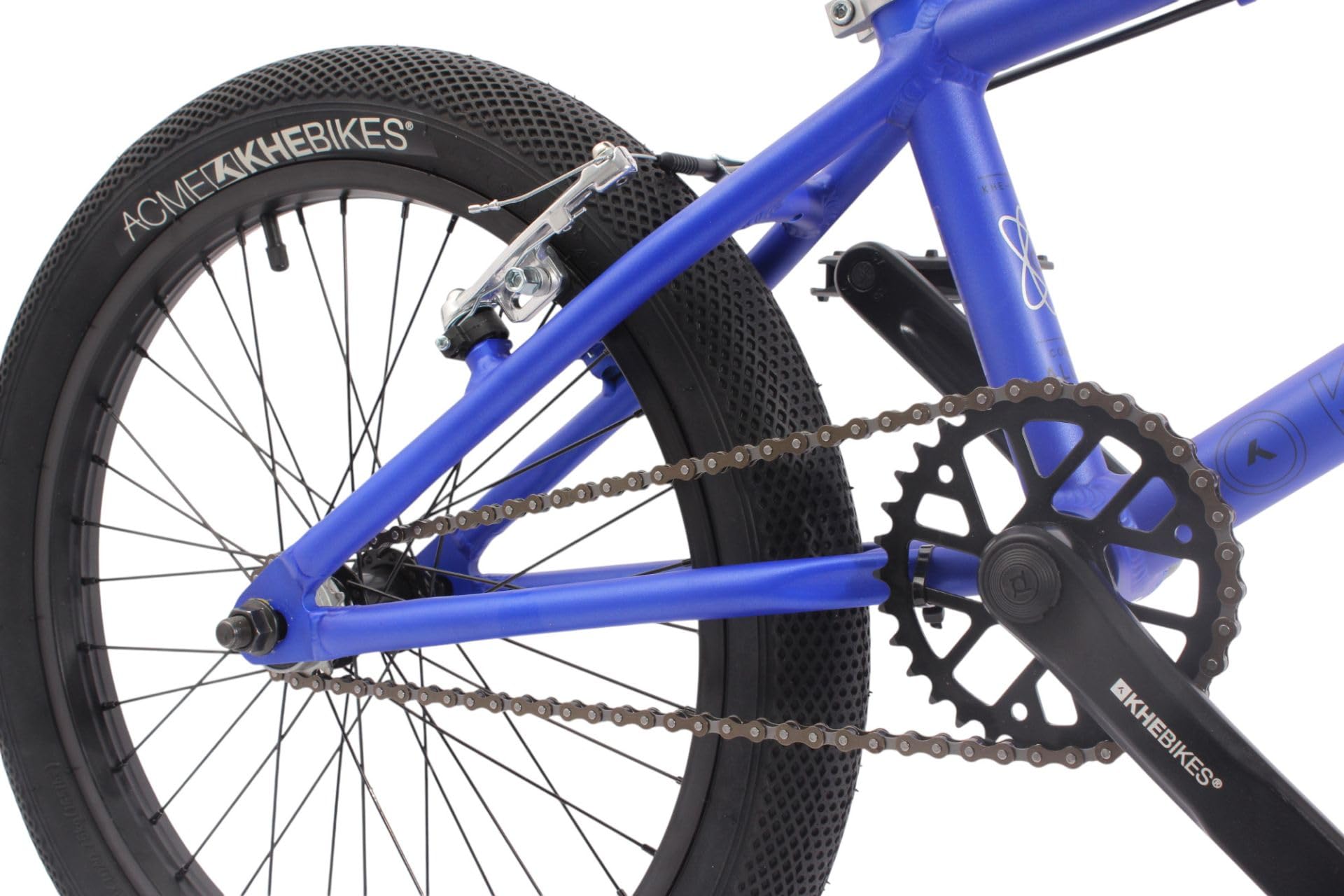 KHE Cosmic AL 20 pollici BMX ruota – Telaio in alluminio – 10,6 kg – Freni a V – Affix Rotor – Trucchi – Pneumatici Acme – Street Park Pumptrack – Blu – Modello 2025 – 135 – 170 cm dimensioni del