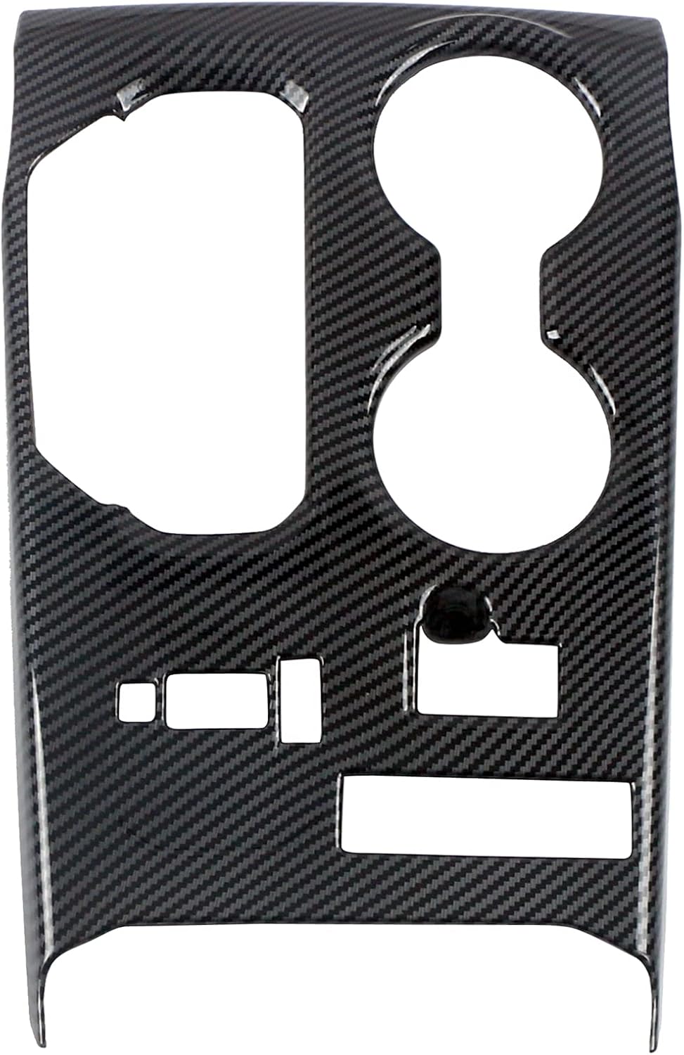 ITrims Car Accessories for Toyota Highlander(XU70) 2020 2021 2022 2023 Gear Shift Panel Cover Trims Interior Car Styling Decoration Sticker 1PC ABS Carbon Fiber(Not Fit XLE Hybrid)