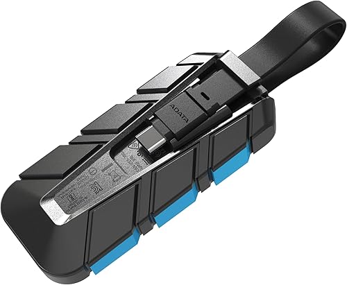 Vista 39 de ADATA HD710 Pro 2TB USB 3.1 IP68 Impermeable/a prueba de golpes/polvo robusto disco duro externo, negro (AHD710P-2TU31-CBK)