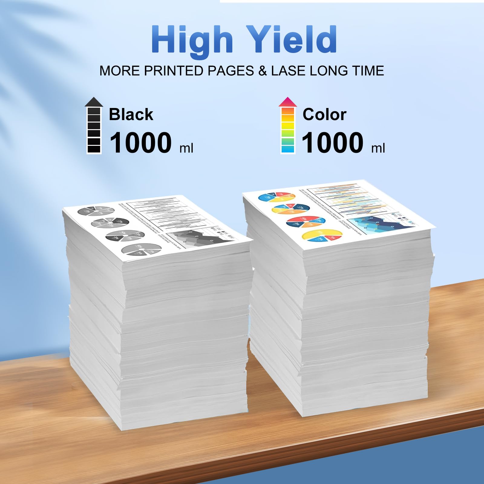 Eco Solvent Tinte 1000ml, Schwarz Cyan Magenta Gelb | Kompatibel mit Epson I1600 I3200, DX4 DX5 DX6 DX7 DX11, XP600 4720 TX800 Druckkopf