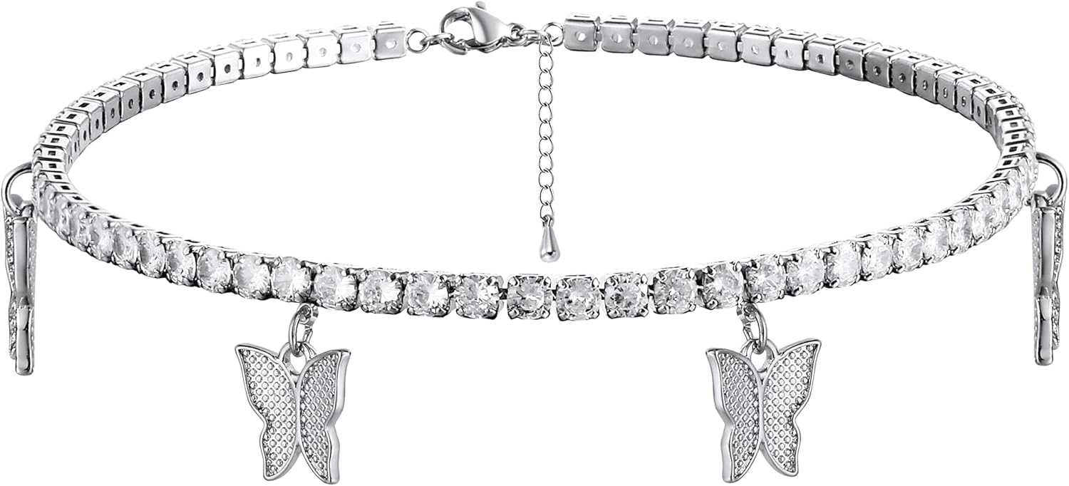 VIROMY 14K Gold Filled Dainty Pearl Ankle Bracelet Minimalist Beads Pearls Moon Opal Sphere Boho Anklets Cute Summer Beach Everyday Jewelry for Women