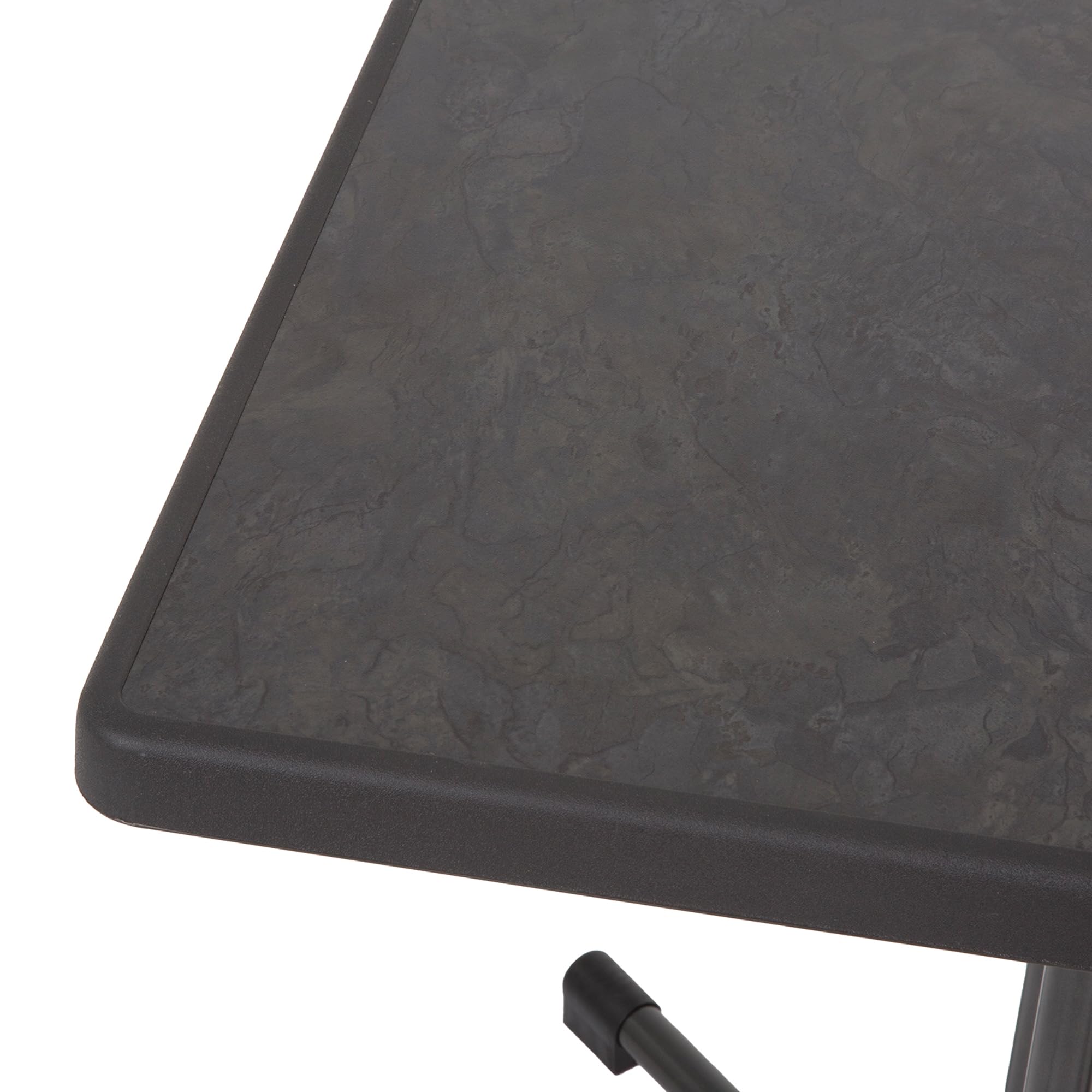 PATIO Kaffeetisch Outdoor 70 x 70 cm Dine & Relax Pizarra Sevelit Tischplatte pulverbeschichtetes Gestell grau klappbar