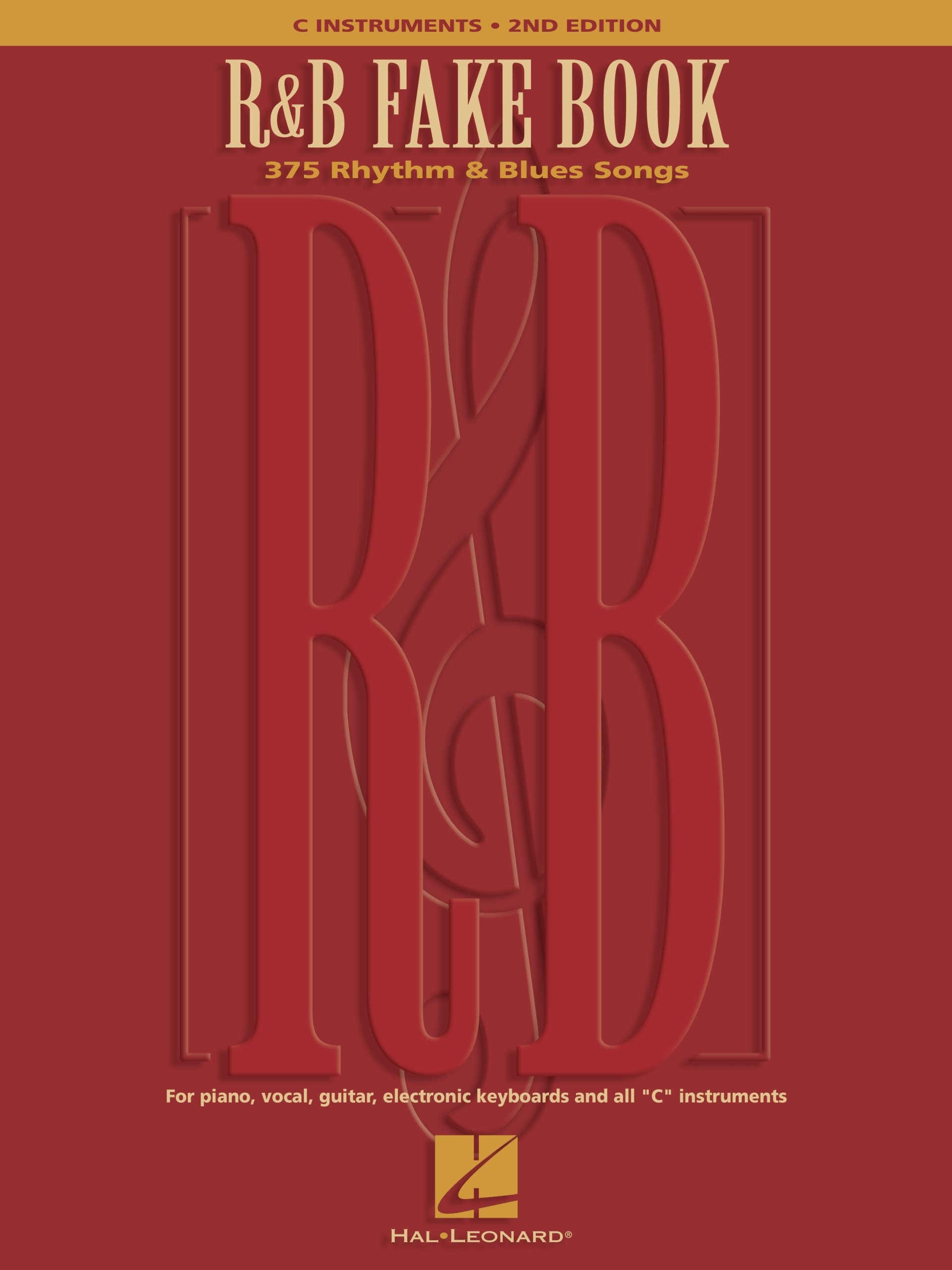 R&B Fake Book 375 Rhythm & Blues Songs partitions accords chant