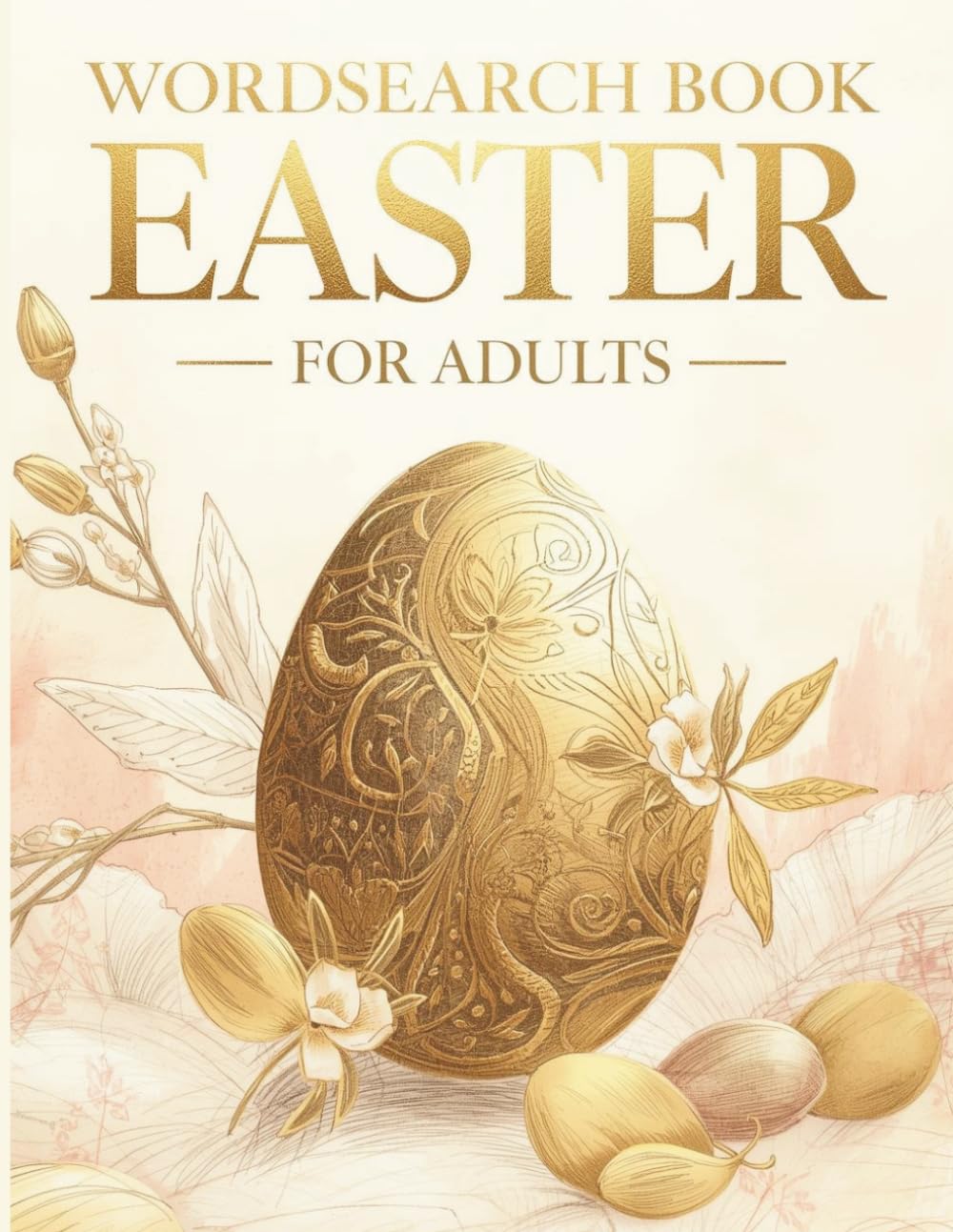 Wordsearch Book Easter for Adults: Delightful Word Puzzle Workbook for Grown-Ups