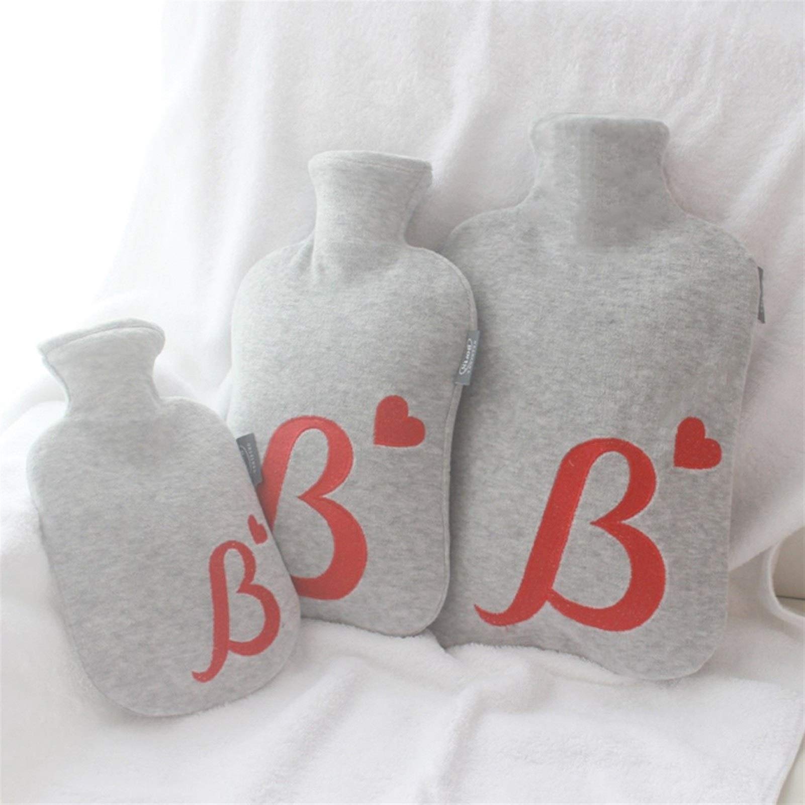 Botella Agua Caliente Botella de Agua Caliente con Cubierta de vellón Suave, Bolsa de Agua Caliente Duradera for compresa Caliente y Terapia de Calor, Adecuada for cumpleaños Botel