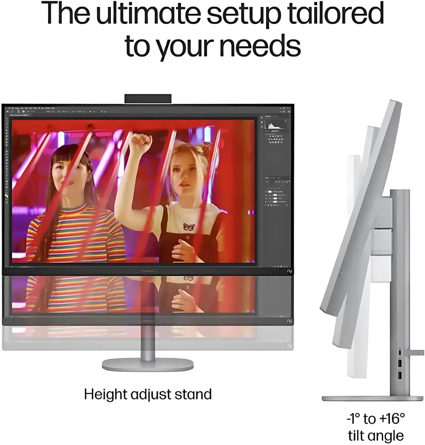 HP. OmniStudio X Copilot+ PC - 31.5" 4K UHD All-in-One Desktop - Intel Core Ultra 7 258V up to 4.8 GHz, 32GB DDR5 RAM, 1TB NVMe SSD, Intel Arc Graphics 140V, Wireless Keyboard & Mouse, Windows 11 Pro
