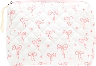 Quilted Large Quilted Makeup Travel Bag