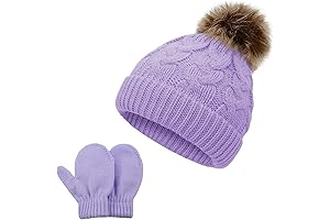 Stylish Kids Winter Hat and Mittens for Ultimate Warmth and Cutness