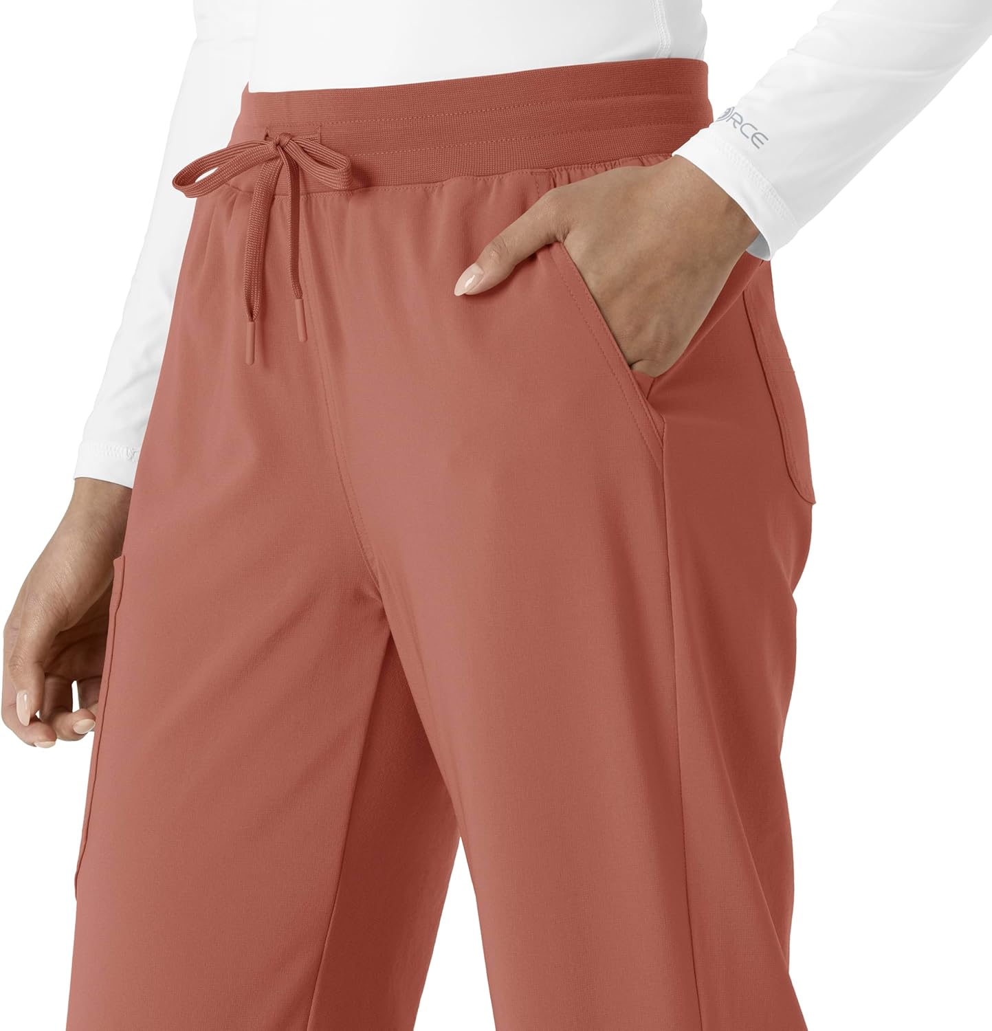 Carhartt Force Cross-Flex Women's Boot Cut Scrub Pant - Wildrose, XS Petite - Image 10