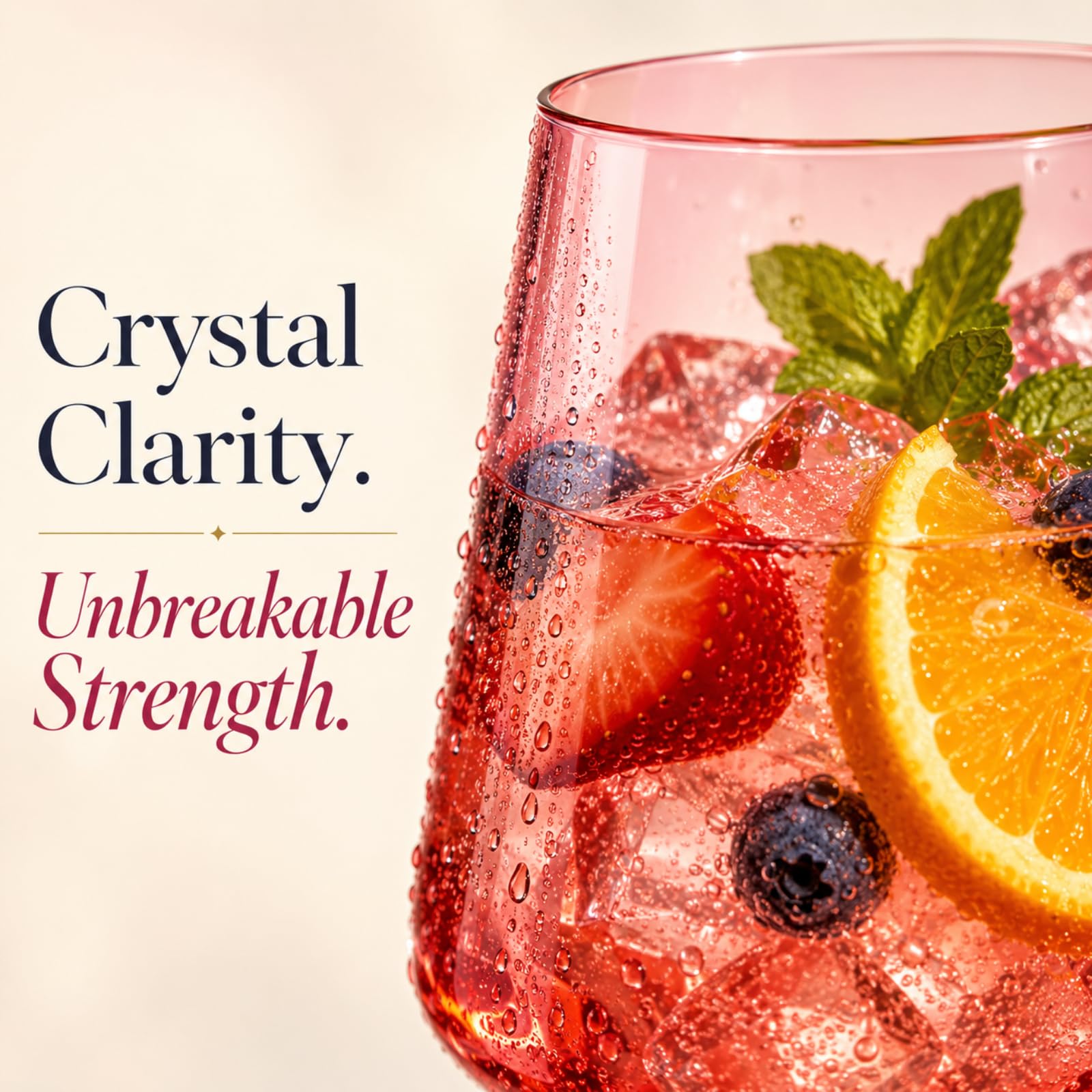 Lot de 12 verres à vin à pied en plastique incassable de style européen Tritan Couleurs vives incassables Sans BPA Pour extérieur, piscine, intérieur, lavage à la main 500 ml Cadeau quotidien et