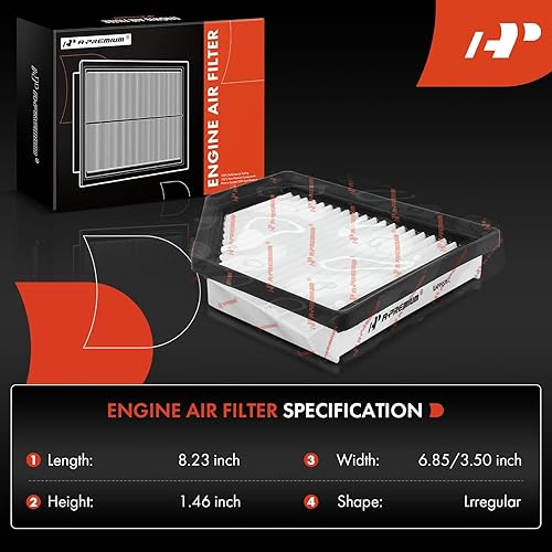 Miniatura 2 de A-Premium Filtro de aire de motor compatible con Nissan Sentra 2020 2021 2022 L4 2.0L