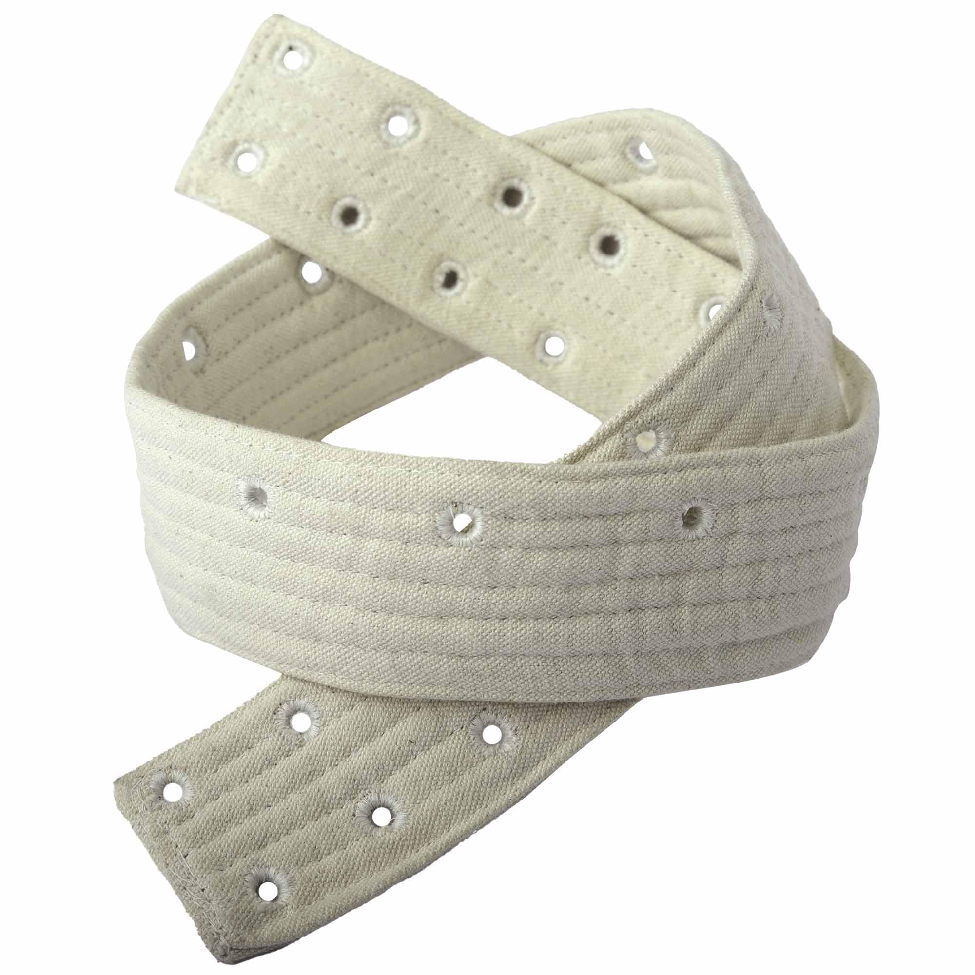Lord Of Battles Unisex Ecru Padded Arming Belt Medieval Belt Cotton Canvas Belt Clothing Accessory Historical Reenactments Larp, Medieval Events