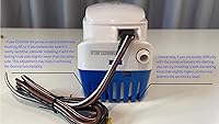 Vista 6 de Dontmiss Bomba de sentina sumergible automática para lancha pequeña de 12 V, 1100 gph automática con interruptor de flotador, salida de 1 1/8
