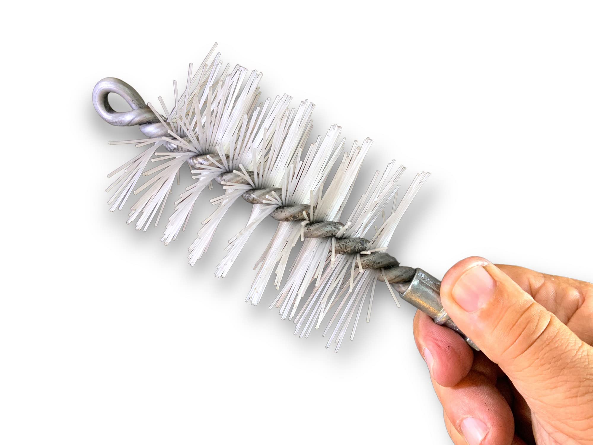 Zestaw szczotek do rur PRO NYLON Ø 65 mm | 1 drążek sztywny 100 cm + przedłużacz 100 cm + 1 elastyczny pręt 80 cm + 1 fretka kablowa 7 metrów | Złączka M12*175 | Szczotka do czyszczenia rur | Kibros 41SCN65TF