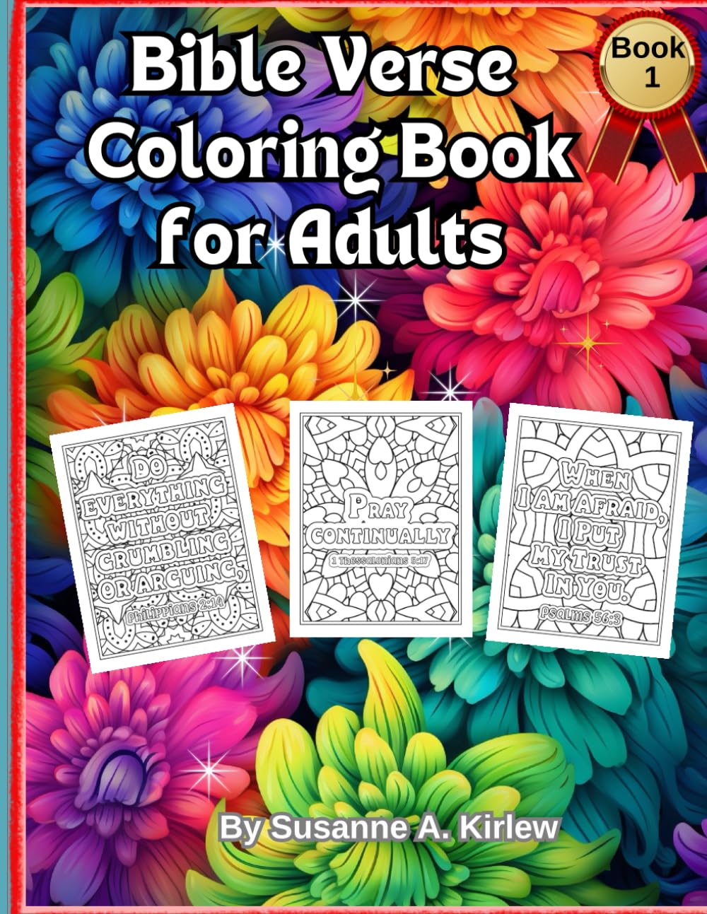 Bible Verse Colouring Book For Adults: Book 1