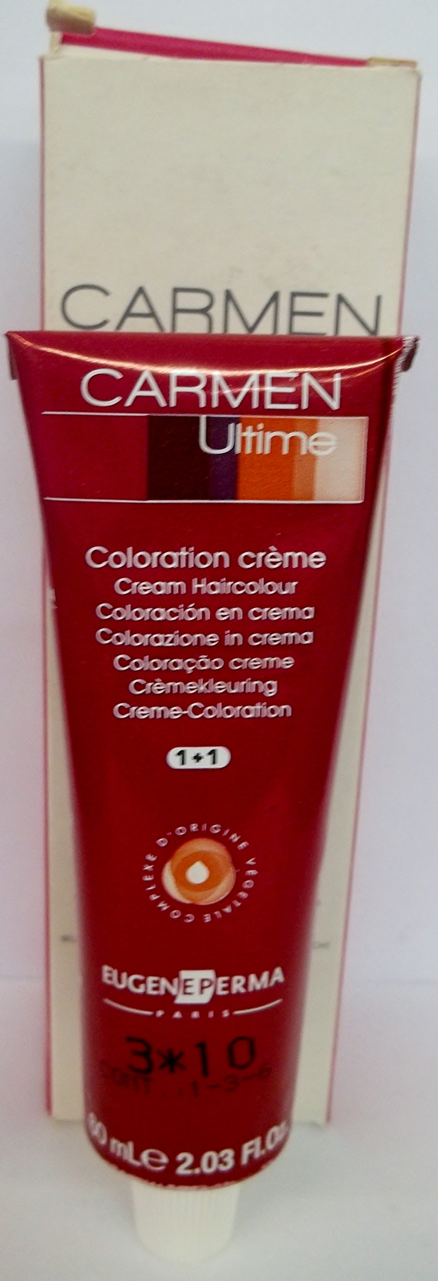 Eugene Perma Carmen Ultime Permanente Kleuring Crème Haarkleur 60ml 06 52 Iridescent Mahogany Dark Blonde Eugene Perma Carmen Ultime Permanente Kleuring Crème Haarkleur 60ml 06 52 Iridescent Mahogany Dark Blonde