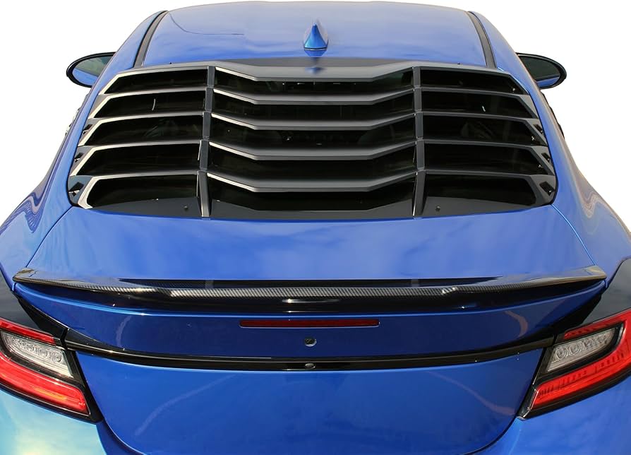 Amazon.com: IKON MOTORSPORTS Rear Window Louver Compatible with
