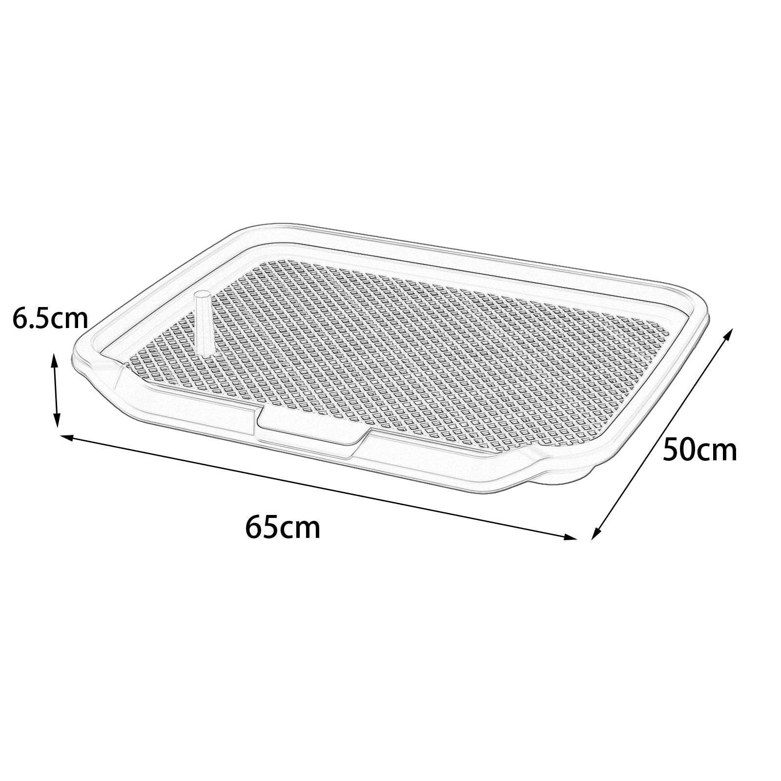 Inodoro para Perros, Inodoro para Gatos, de Entrenamiento para Cachorros, Inodoro para Animales Pequeños/Conejos Fabricado en Material PP C
