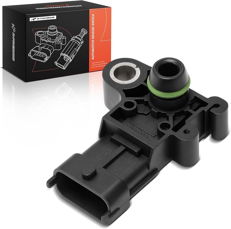 Sensor MAP de pressão do coletor A-Premium para Chevrolet, GMC, Buick e Cadillac – 1 unidade