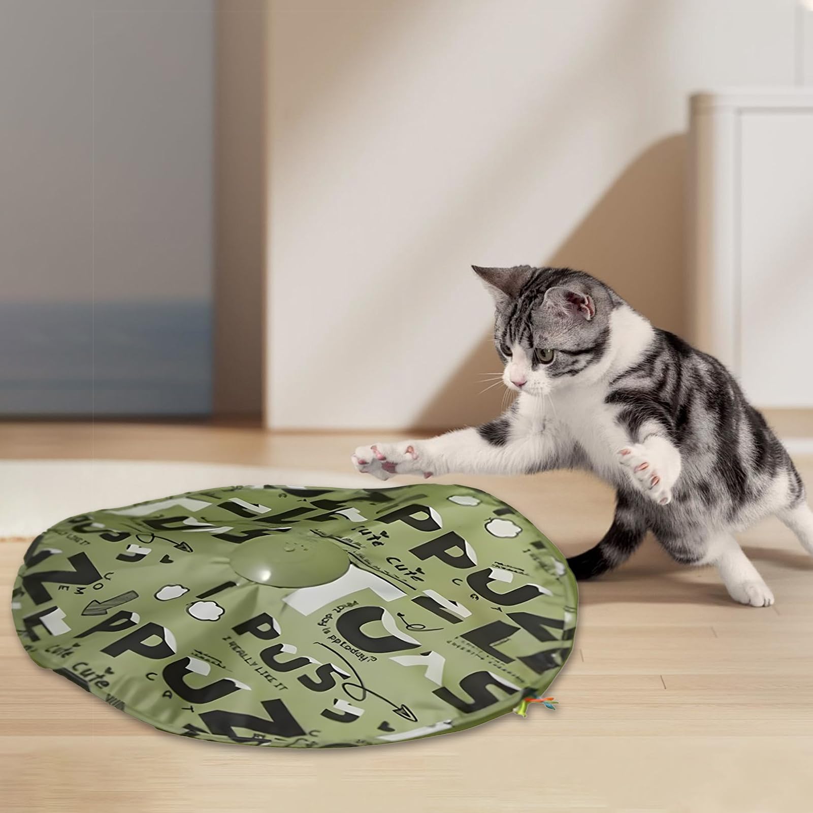 Automatisches Katzenspielzeug Interaktive Katzenbeschäftigung Kätzchenspiel