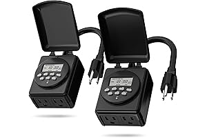 BN-LINK 7 Link up Day Outdoor Heavy Duty Digital Programmable Timer for...