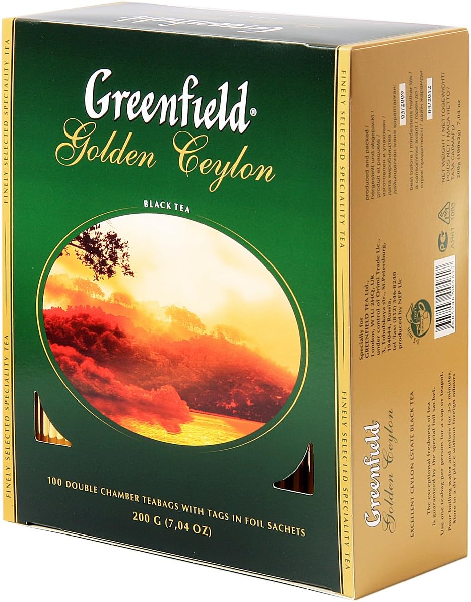 Black Tea Golden Ceylon (100 Tea Bags)