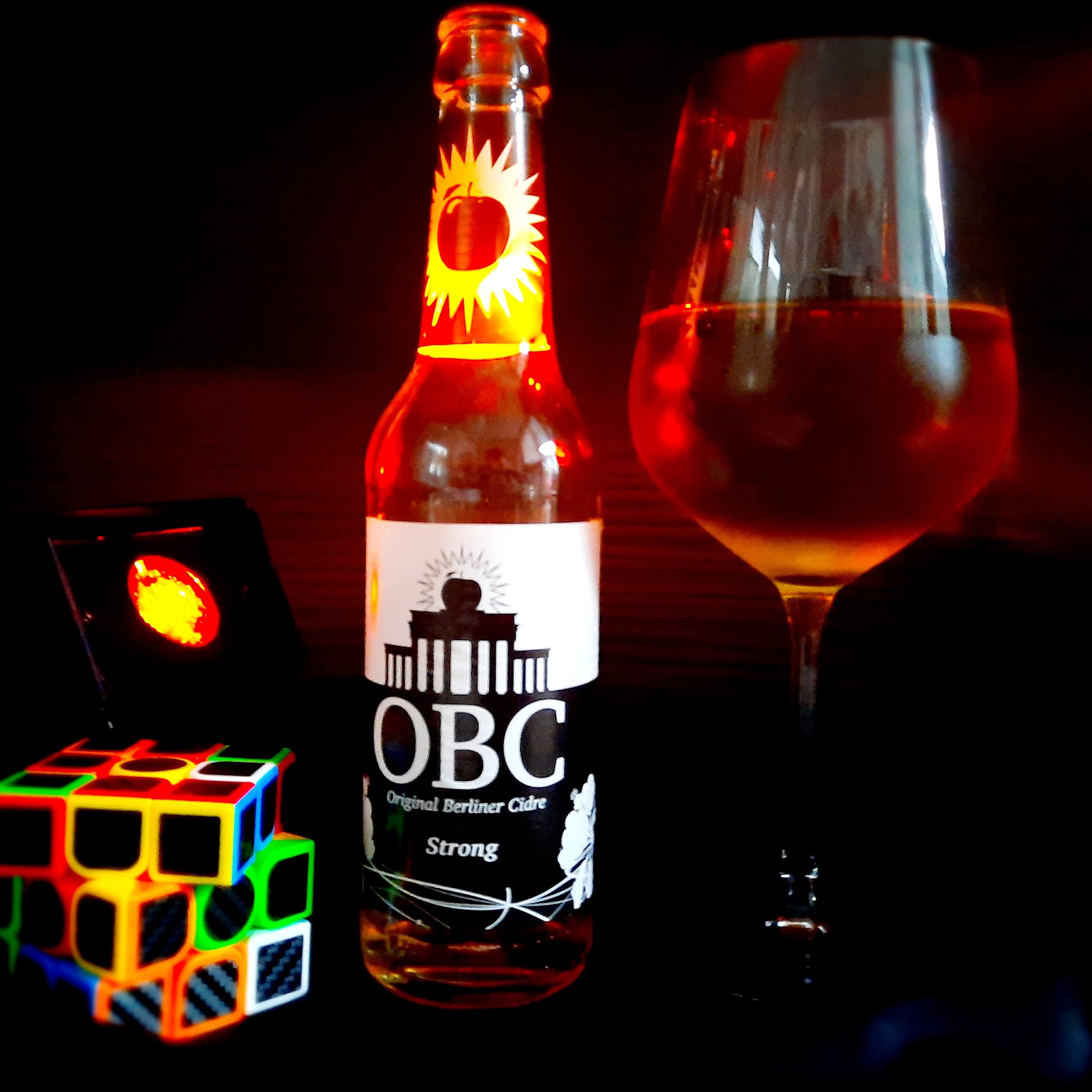 OBC Apfel Cidre, 0,33 l, 3% und 5% Vol, inkl. 0,96€ Pfand, 12-er Pack (OBC Strong 5%)