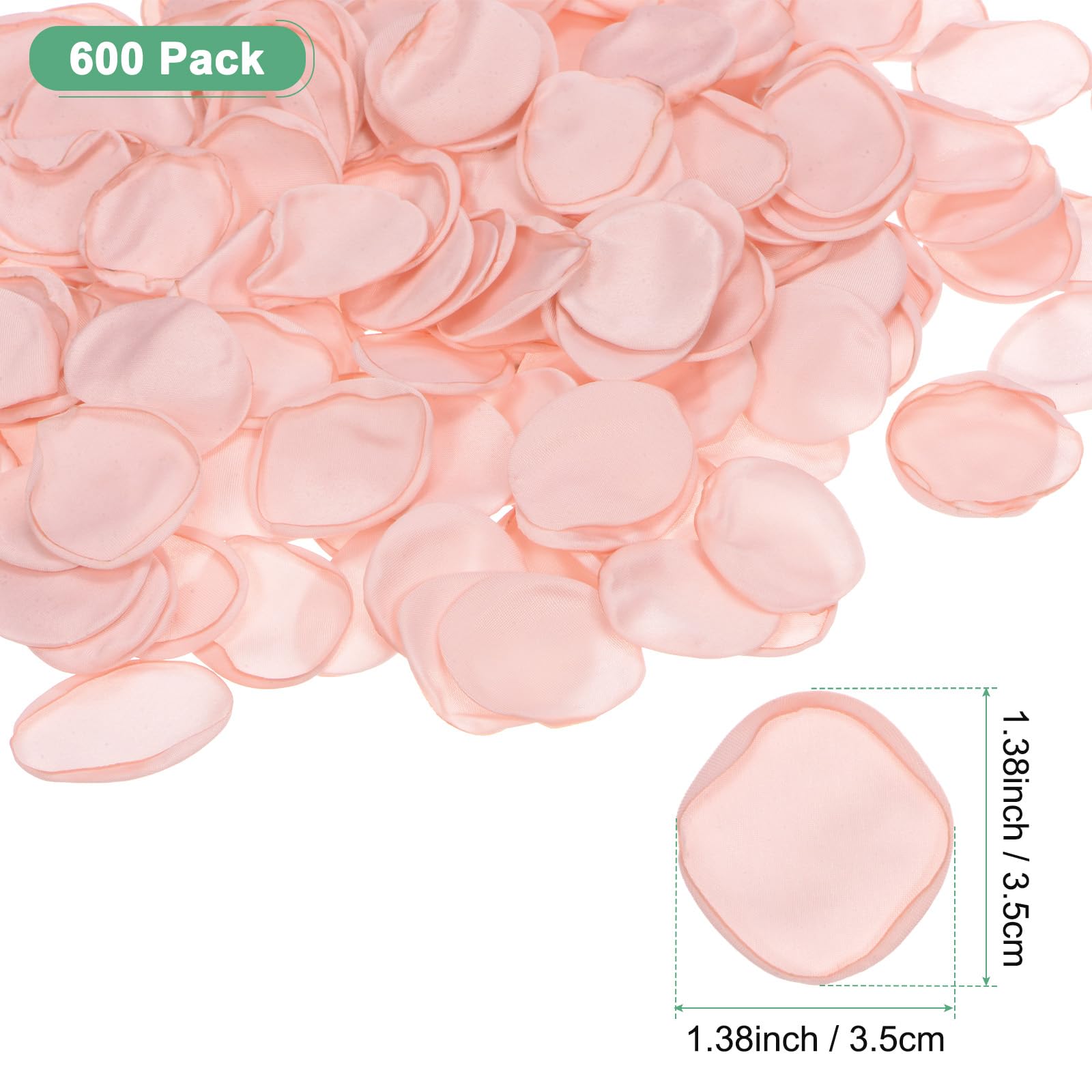 M METERXITY 600-Pack Silk Artificial Flower Rose Petals - Image 3