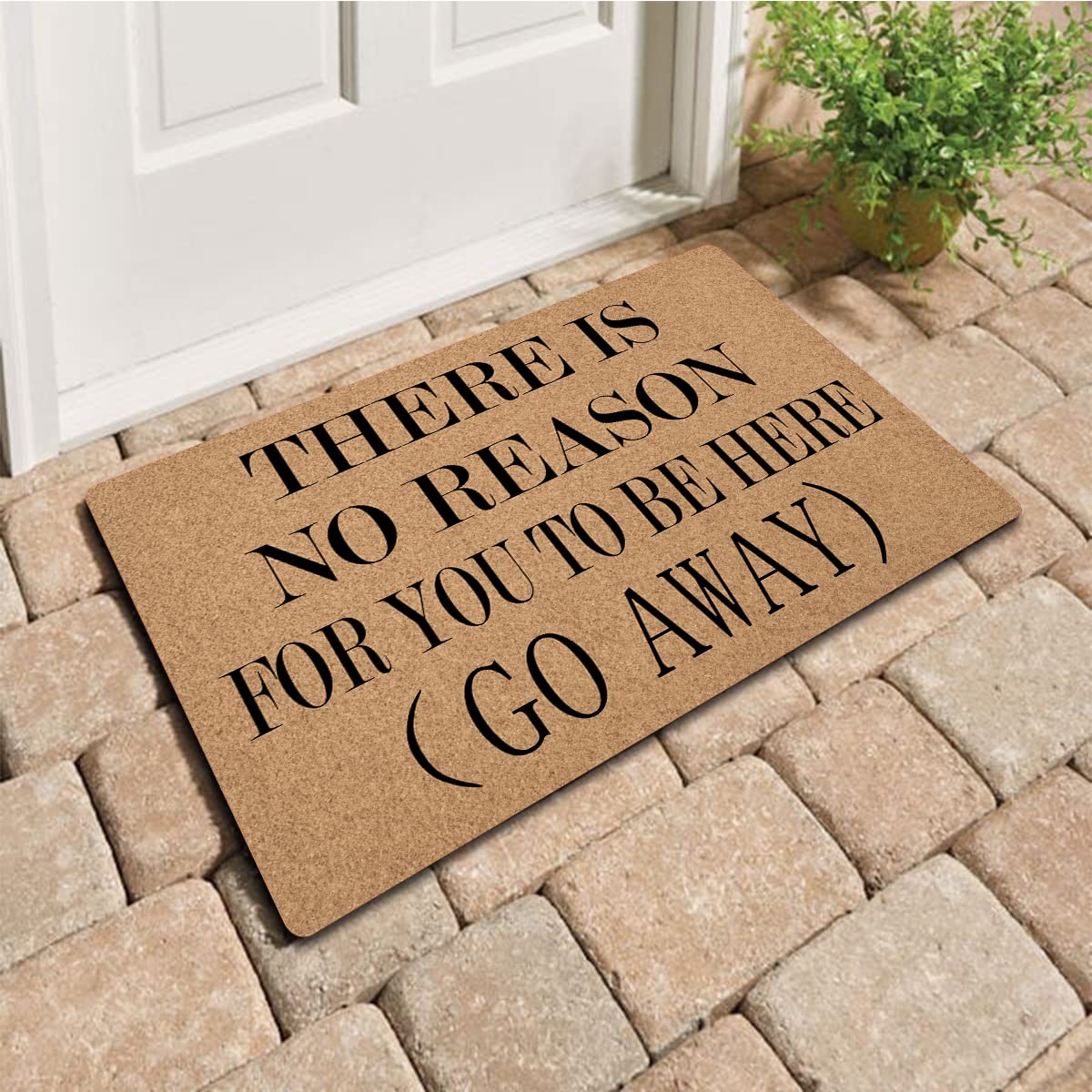 Grappige Welkom Deurmat Voor Entree Way Monogram Matten 23 (L) x 16 (B) Dit Huis Indien beschermd door The Good Lord Gun Grappige Deurmat voor Entree Manier Nieuwigheid Matten Geen Slip Garage Grappige Welkom Deurmat Voor Entree Way Monogram Matten 23 (L) x 16 (B) Dit Huis Indien beschermd door The Good Lord Gun Grappige Deurmat voor Entree Manier Nieuwigheid Matten Geen Slip Garage