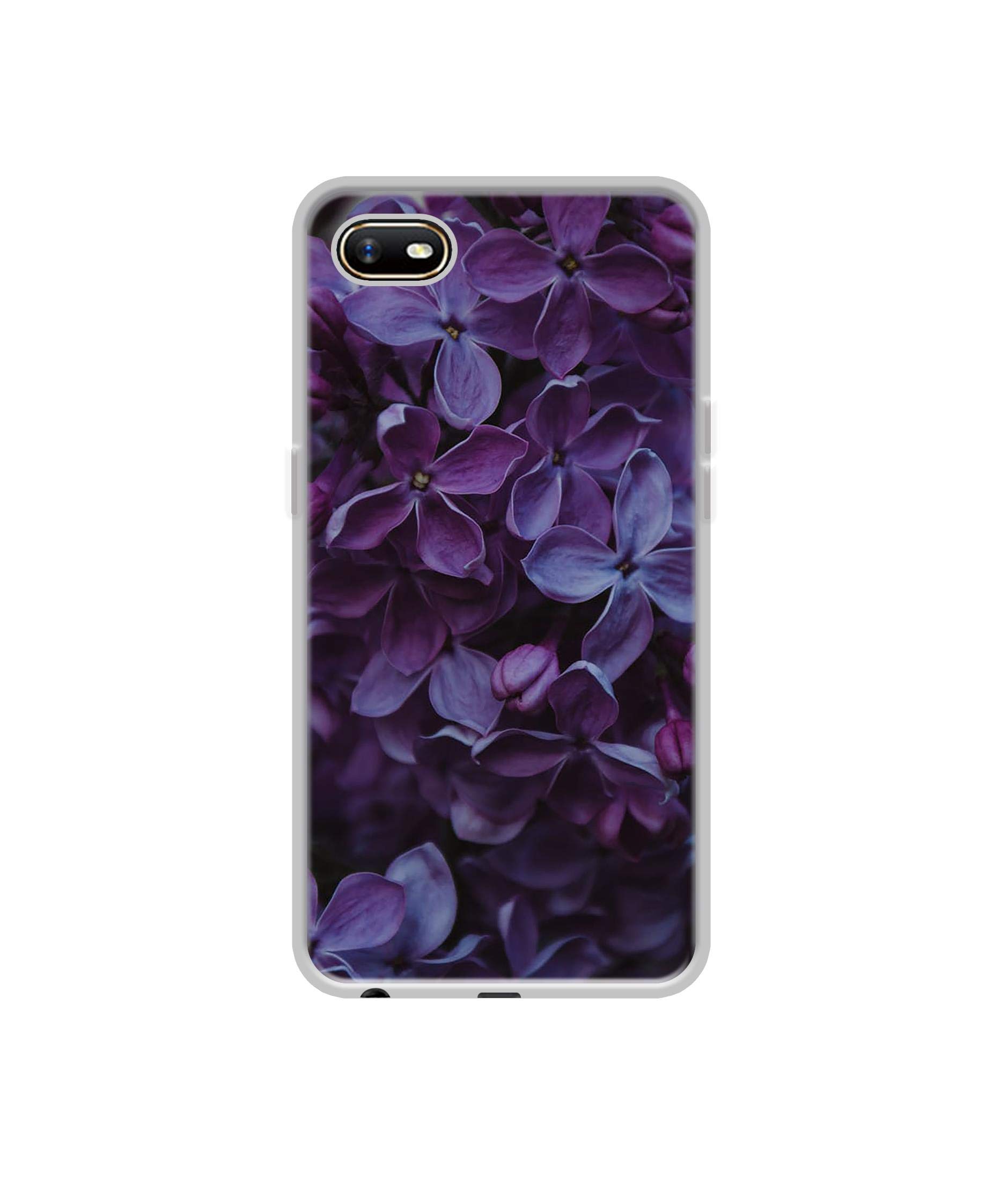 Amazon Brand - Solimo Silicone Designer Purple Flowers Uv Printed Soft Back Case Mobile Cover for Oppo A1K (B08569XTDG) Amazon Price History, Amazon Price Tracker
