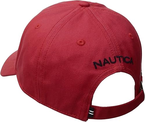 Miniatura 7 de Nautica Gorra de béisbol ajustable con logotipo clásico para hombre Hillside Olive, Khaki (Beige), Navy, True Black, White/White