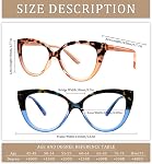 Reading Glasses for Women Blue Light Blocking Cat Eye Frame Computer Readers Stylish Eyeglasses Spring Hinge