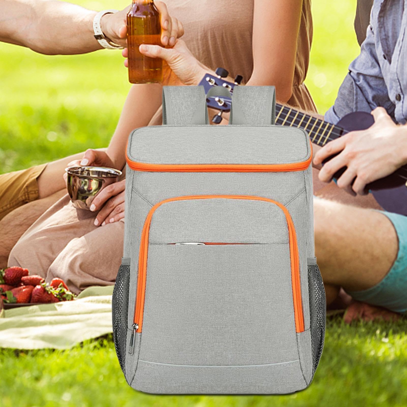 Sac à dos de 50 L | Sac à dos isotherme de voyage | Sac à déjeuner étanche étanche pour pique-nique, barbecue, camping, randonnée, plage, voyage