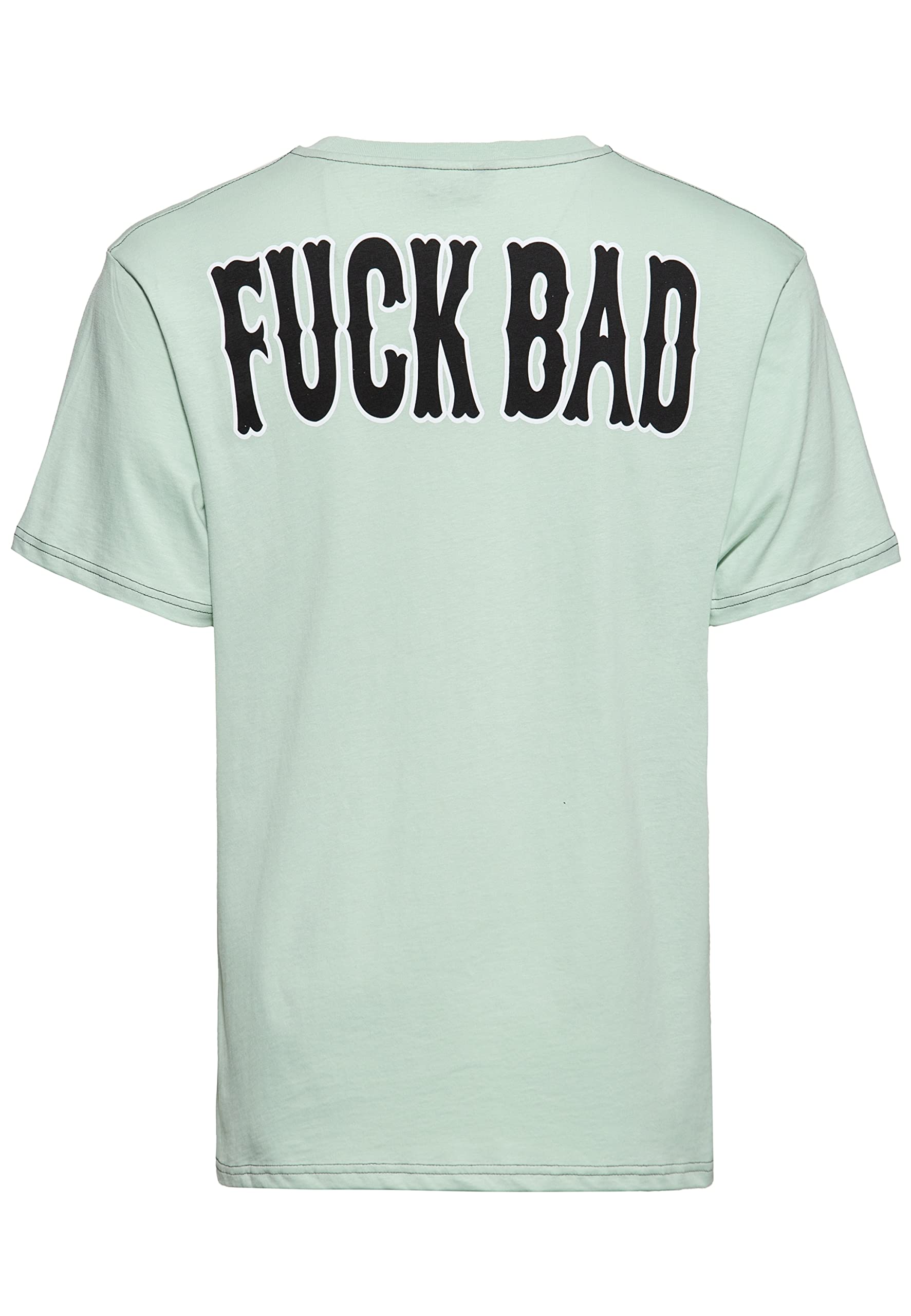 King Kerosin Męski klasyczny T-shirt | Regular Fit | Prints | czysta bawełna Born Bad