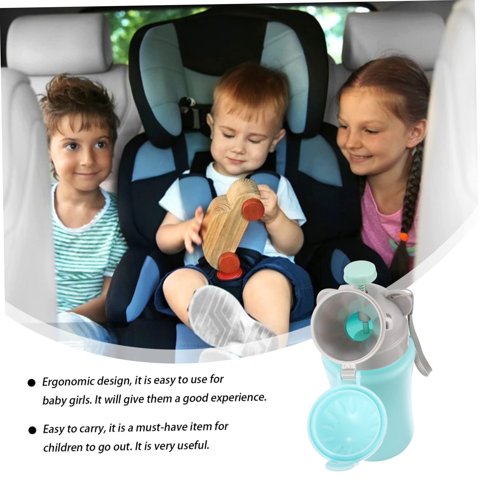 KESYOO Portable Car Urinal for Boys Travel Pee Bottle for Potty Training Easy to Use Emergency Urinal for Lightweight and Compact Design
