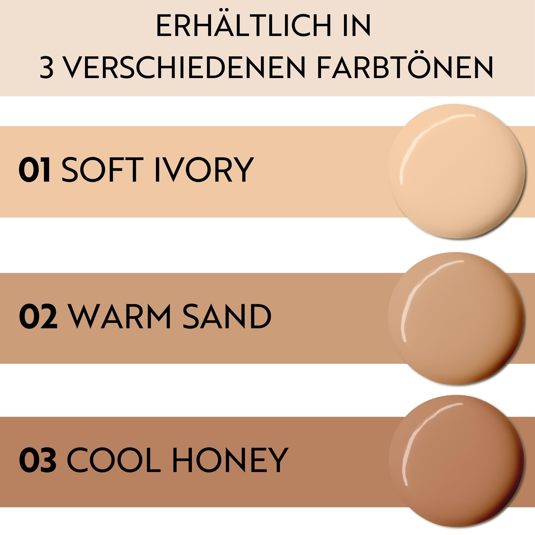 M.Asam Magic Finish SKIN TINT Soft Ivory LSF 50 (20ml), Flüssige Foundation mit Lichtschutzfaktor, Make Up für das Gesicht mit Vitamin C, Leichte Deckkraft, Natürliches Glow Finish.
