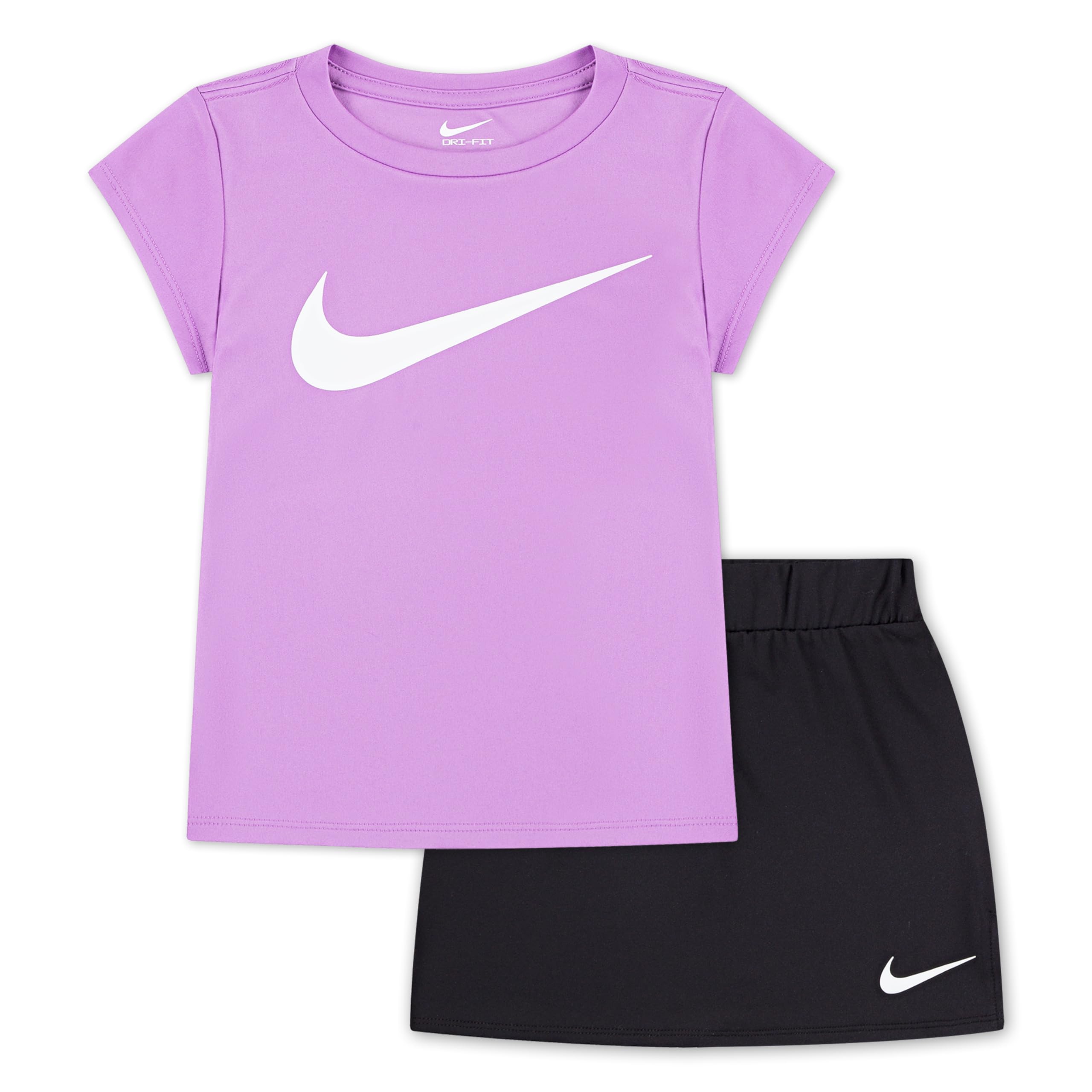 Nike  Kids' Dri-Fit Scooter Top And Skirt Set - Rush Fuchsia - 4-5 Yrs