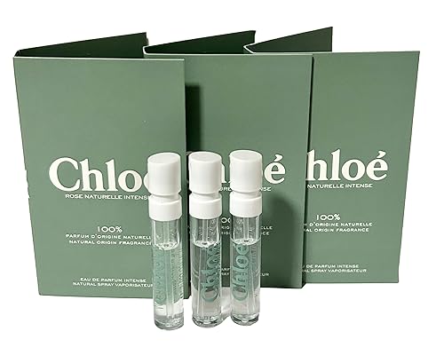 Chloe Rose Naturelle - Perfume de muestra intensa para mujer, 0.0 fl oz / 0.04 onzas, juego de 3