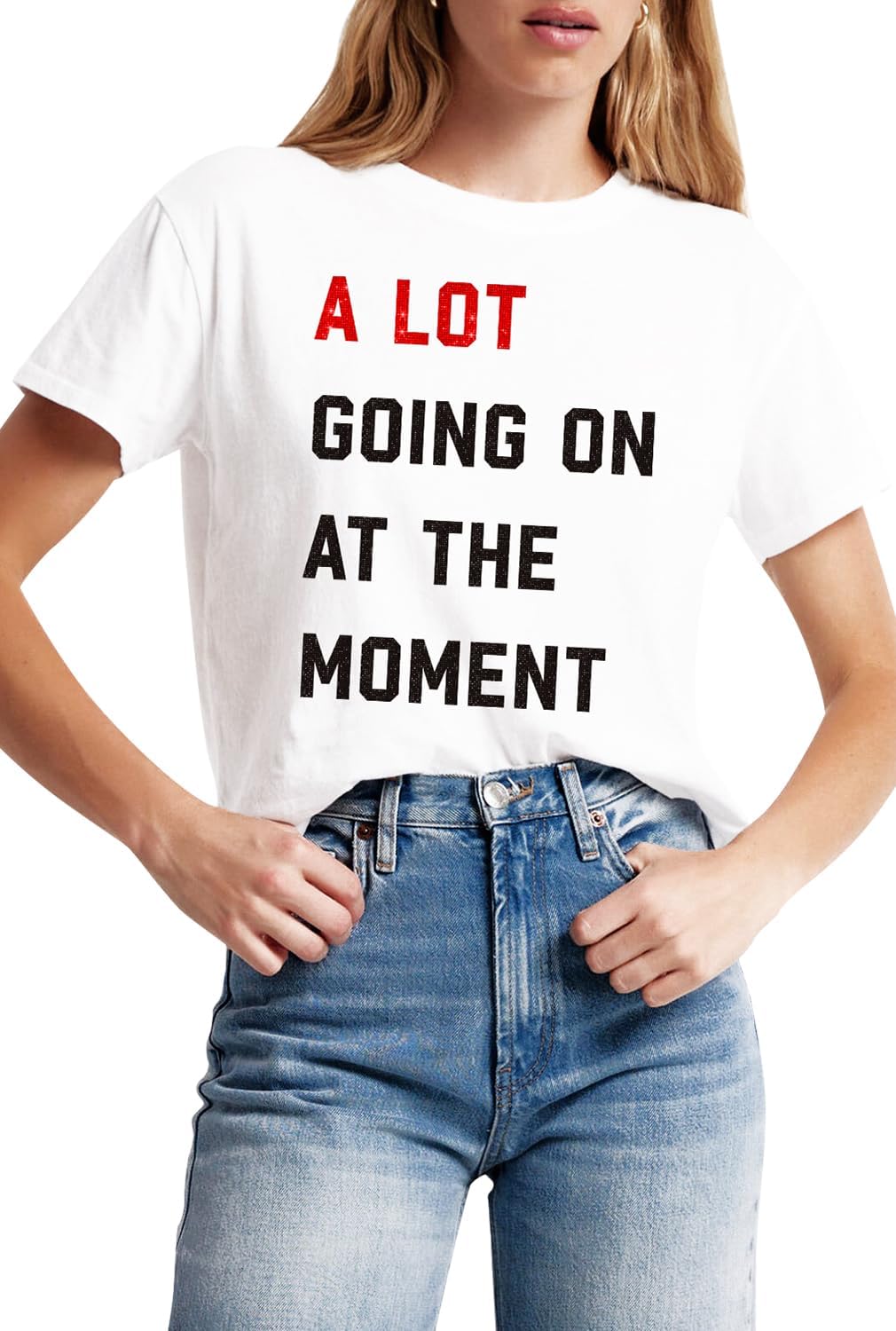 22 Shirt- A Lot Going on at The Moment Shirt for Women & Girls, Vintage Short Sleev...