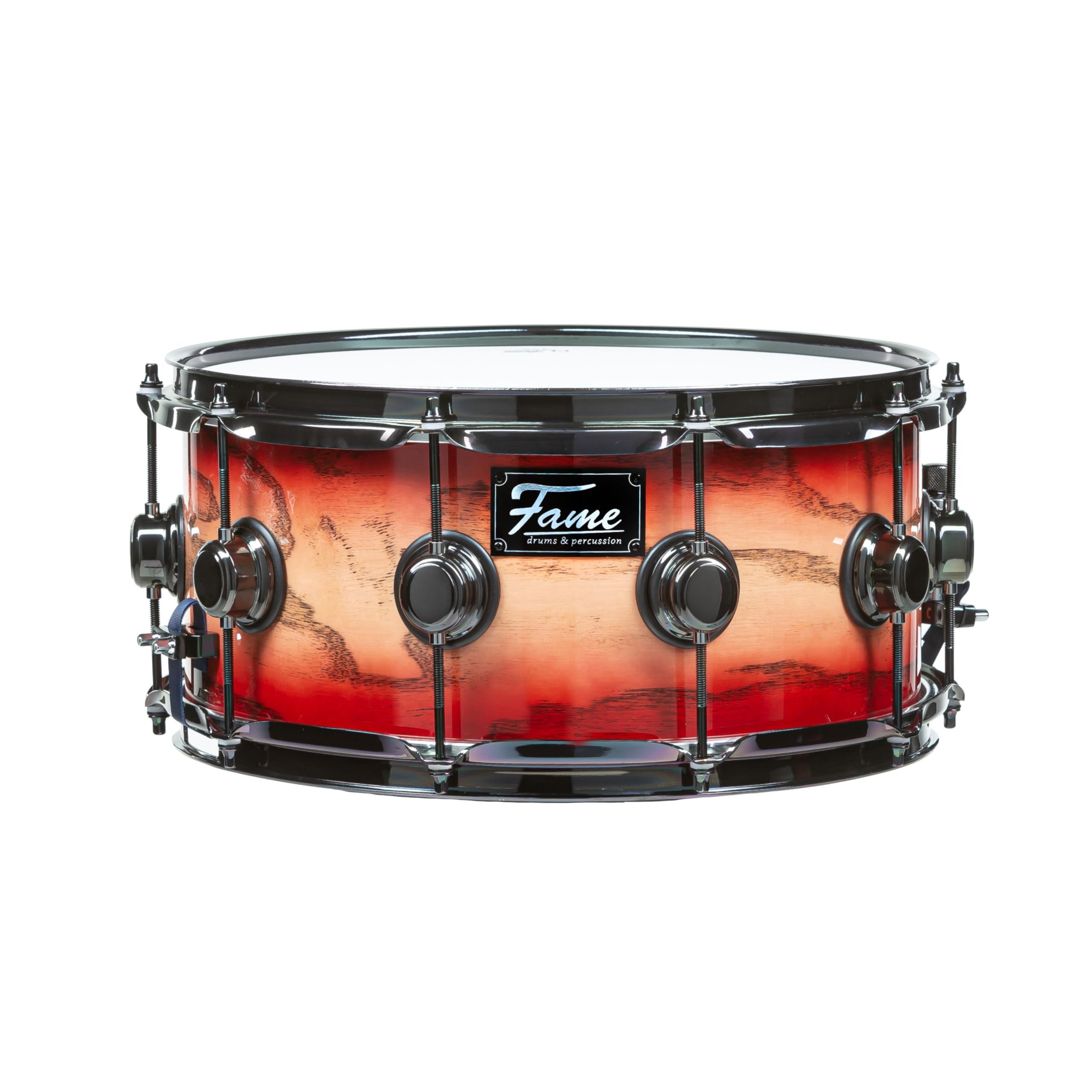 Fame Fortress Snare 14"x6,5" Red Burst - Caisse claire
