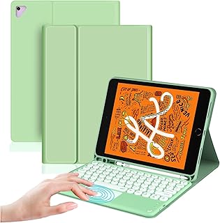 YMXuan Custodia per tastiera touchpad per iPad 9,7" (6a generazione 2018/5a generazione 2017)-iPad Pro 9,7"-iPad Air 2/1, ...