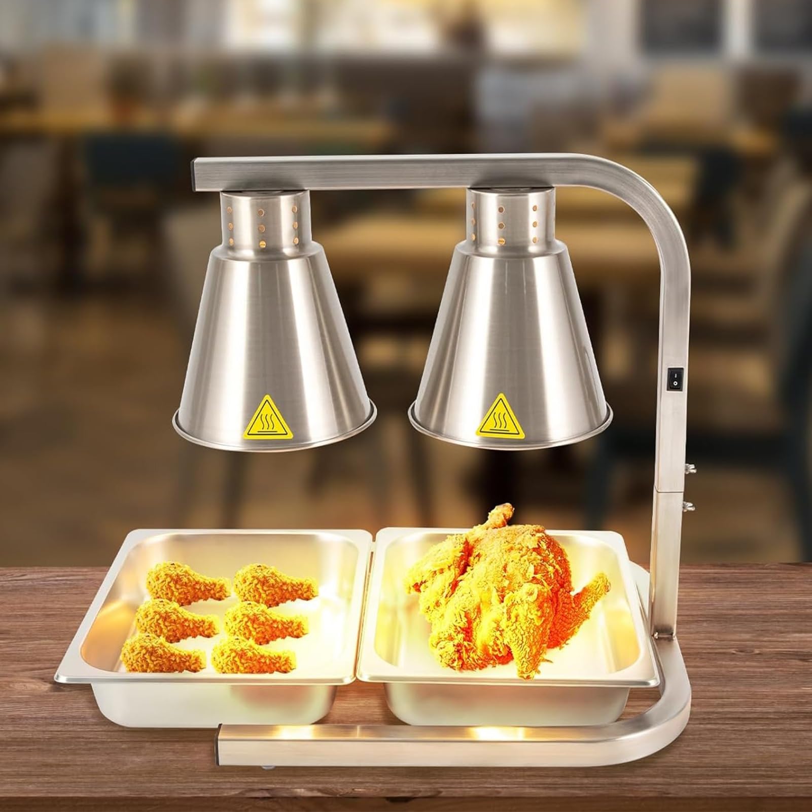 Amazon.co.jp: フライドポテトウォーマー 業務用ヒートランプ、業務用 