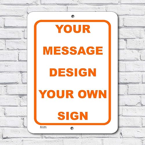 Cartel blanco personalizado de aluminio 007 con tu nombre