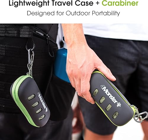 Miniatura 3 de 4Monster Toalla de camping súper absorbente, toalla de microfibra de secado rápido, ultra compacta y suave, toalla de viaje ligera para mochileros,