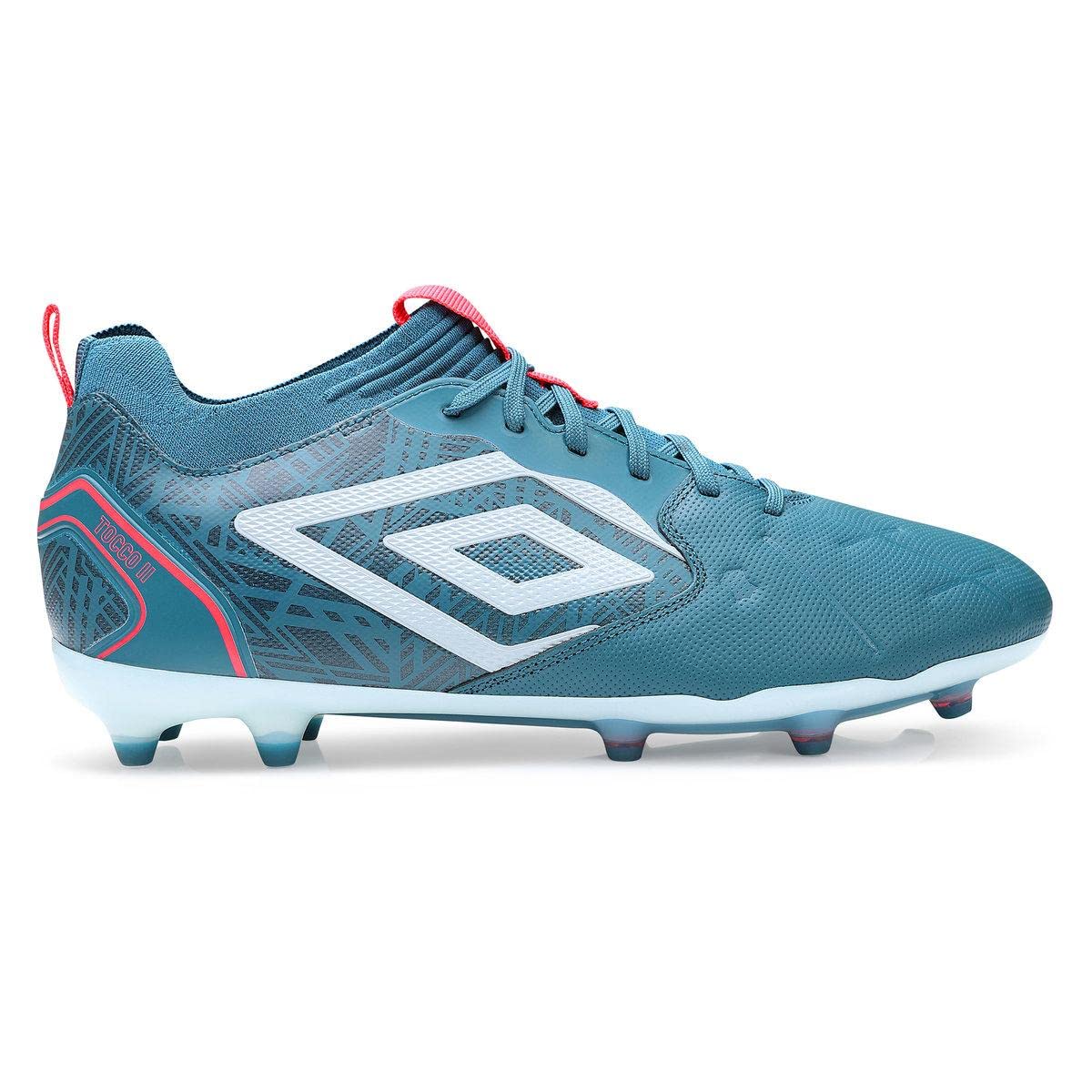 Umbro Tocco II Premier FG Soccer Cleats, Blue Coral, Men\'s 9.5 Umbro Tocco II Premier FG. Men main image 3