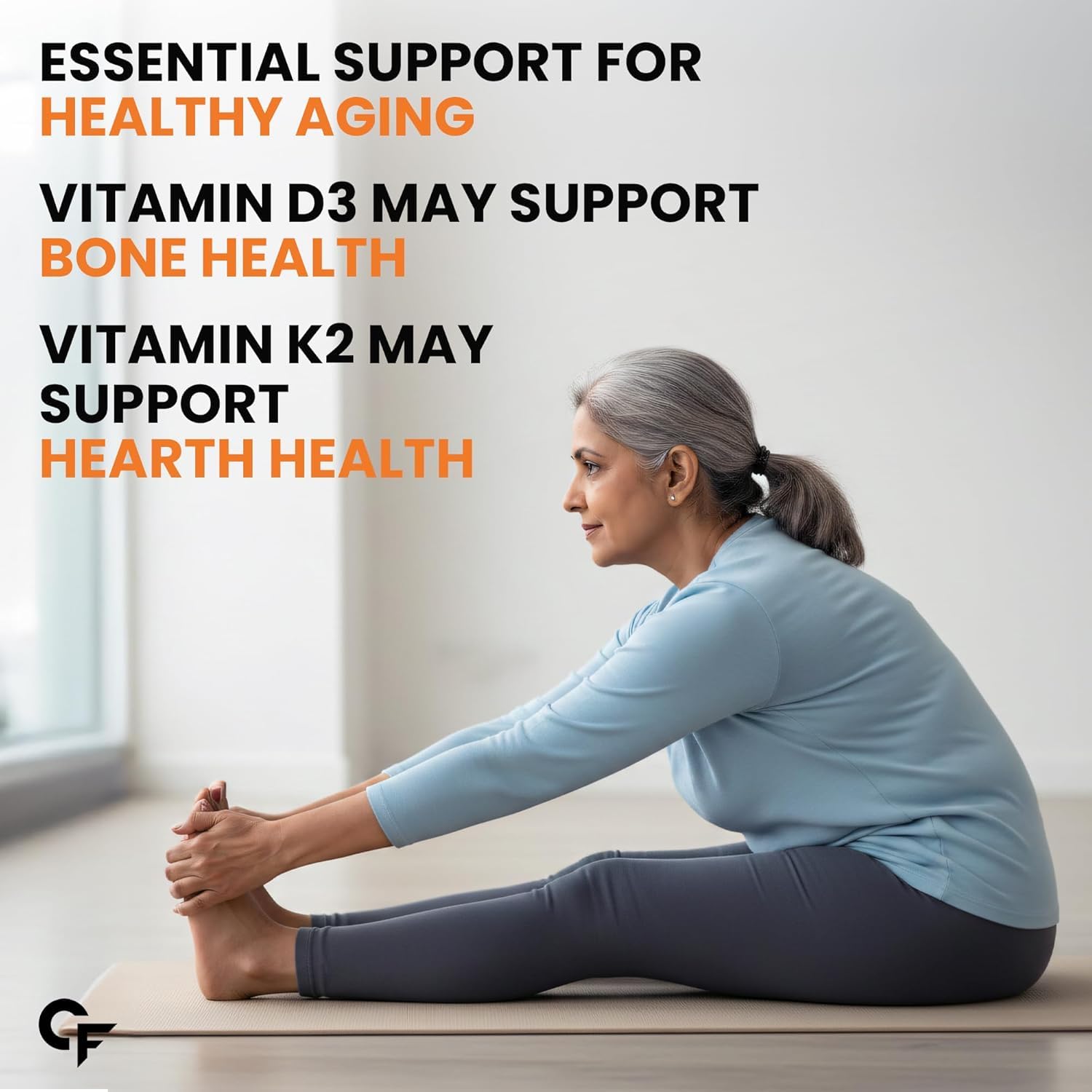 Carbamide Forte Vitamin D Tablets | Vitamin D3 K2 Supplement to support Bone & Heart Health | Veg D3 Lichen - 60 Tablets — Amazon image 8