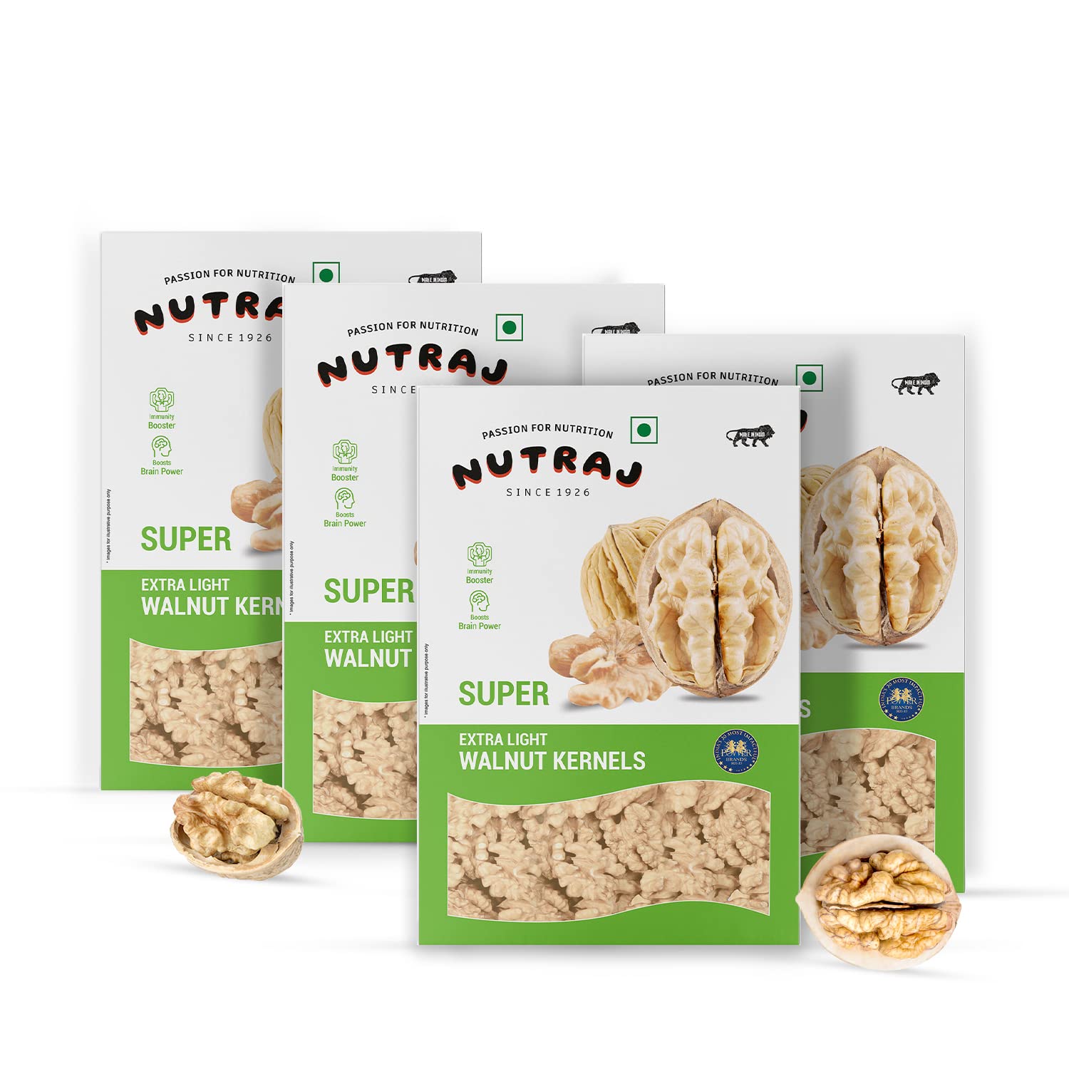 Nutraj Super Walnut Kernels 1kg (4 X 250g) | Akhrot Giri | Delicious & Crunchy Walnut Giri | High in antioxidants | Brain food | Without Shell | Pack of 4 (B07NVLDGN3) Amazon Price History, Amazon Price Tracker