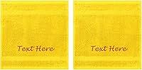 Vista 94 de Personalized Passion Juego de 2 toallas con texto bordado personalizado, 16 x 27 pulgadas, altamente absorbentes y súper suaves, toallas de mano
