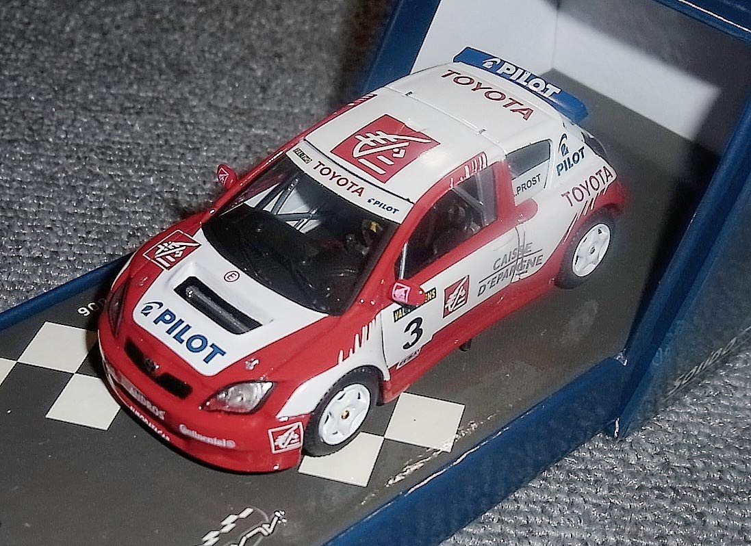 Miniature Solido 1/43 Toyota Corolla Trophée Andros 2006 N°3 Prost, Rouge/blanche